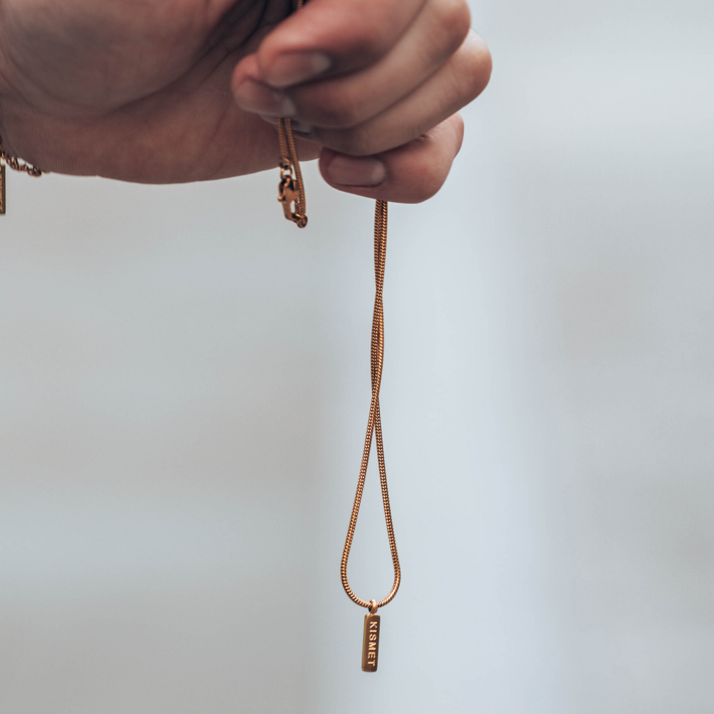 Gold Minimal Pendant Necklace