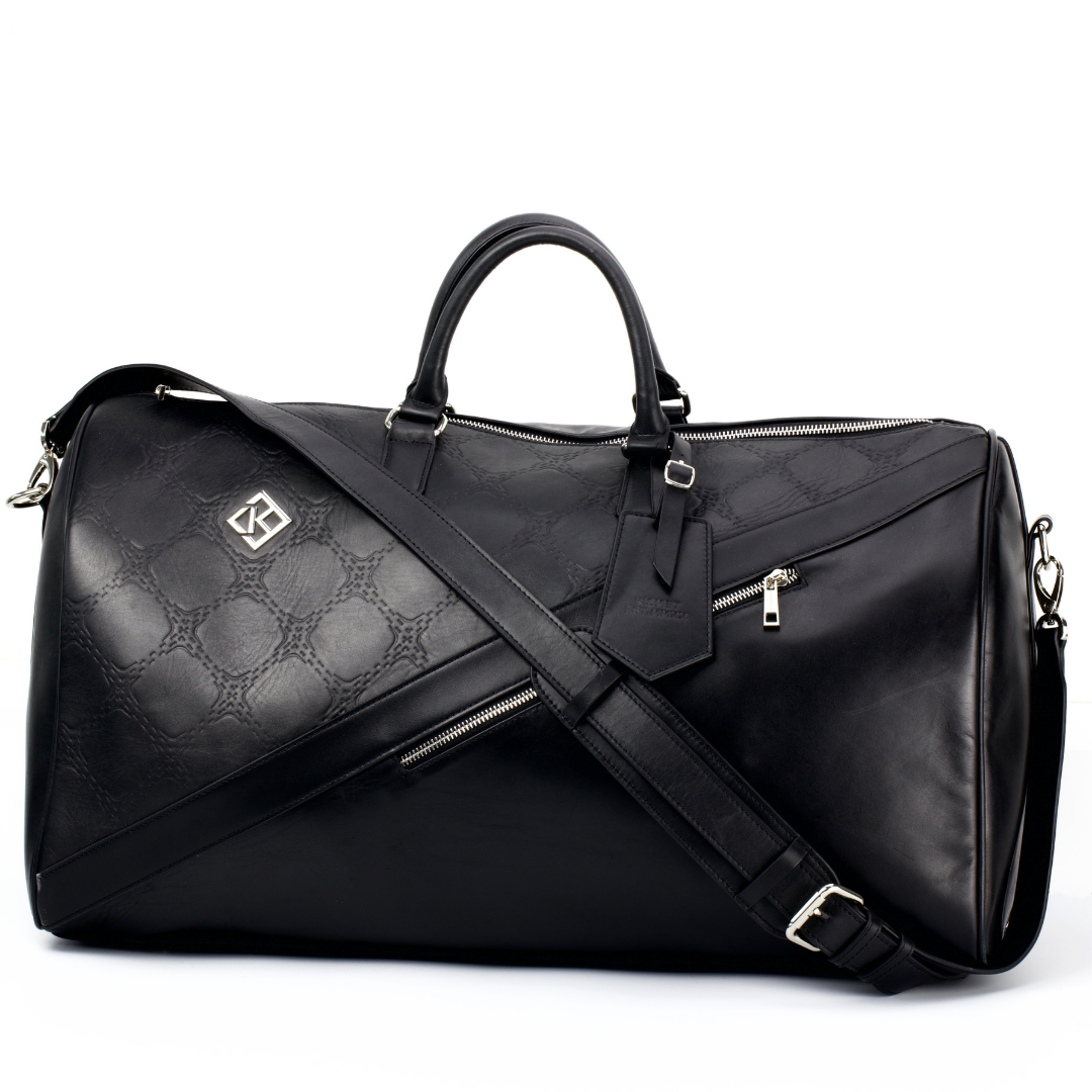 Black duffle bag womens best sale