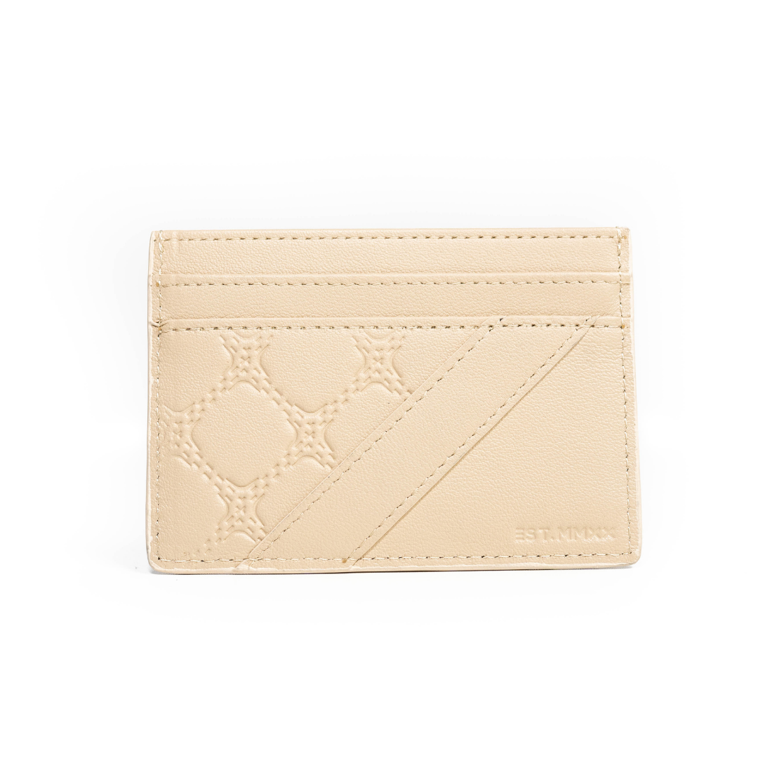 Ladies Leather Card Holder | Beige Cardholder | Kismet London