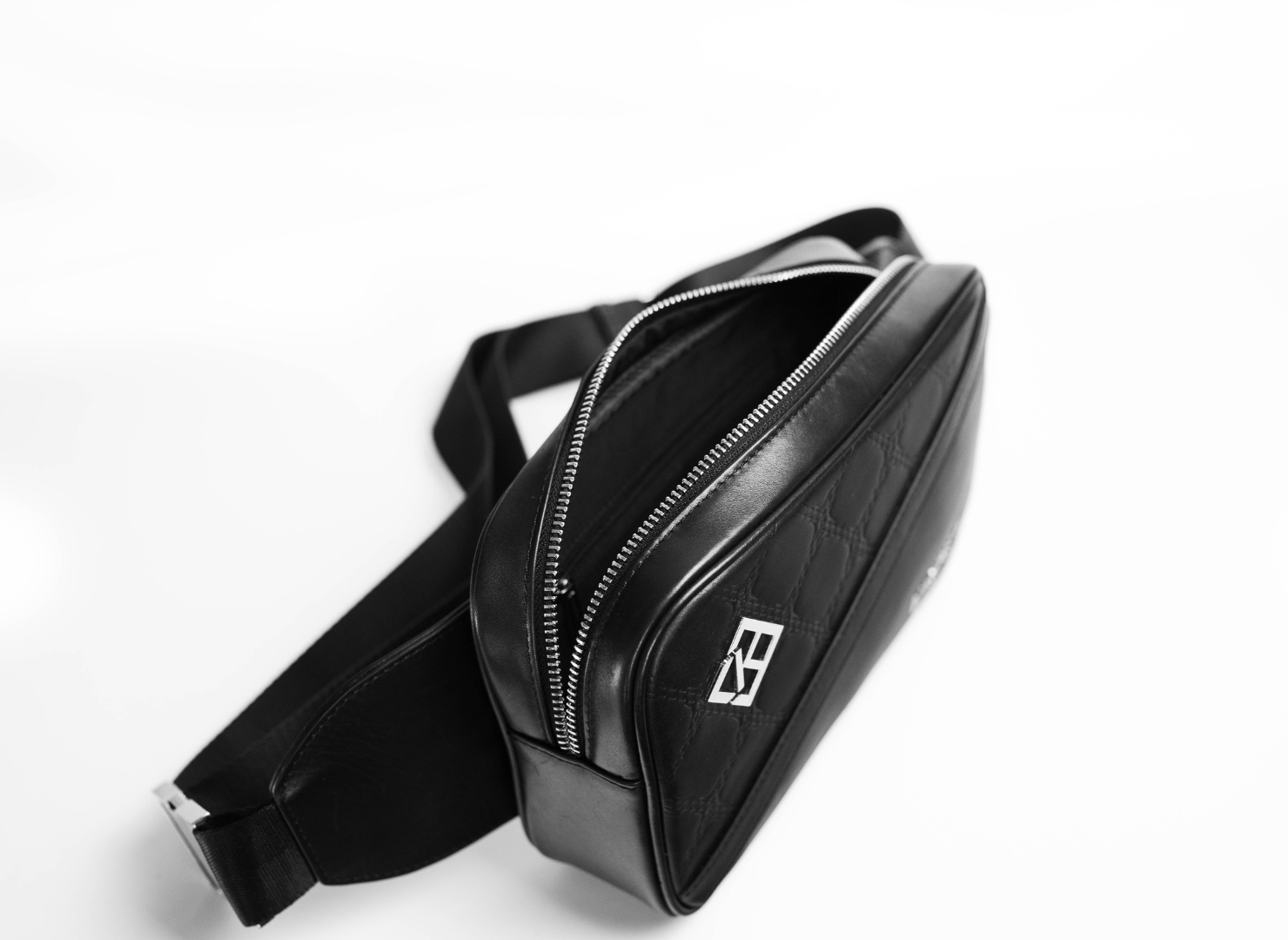 Black Leather Belt Bag | Leather Belt Bag | Kismet London