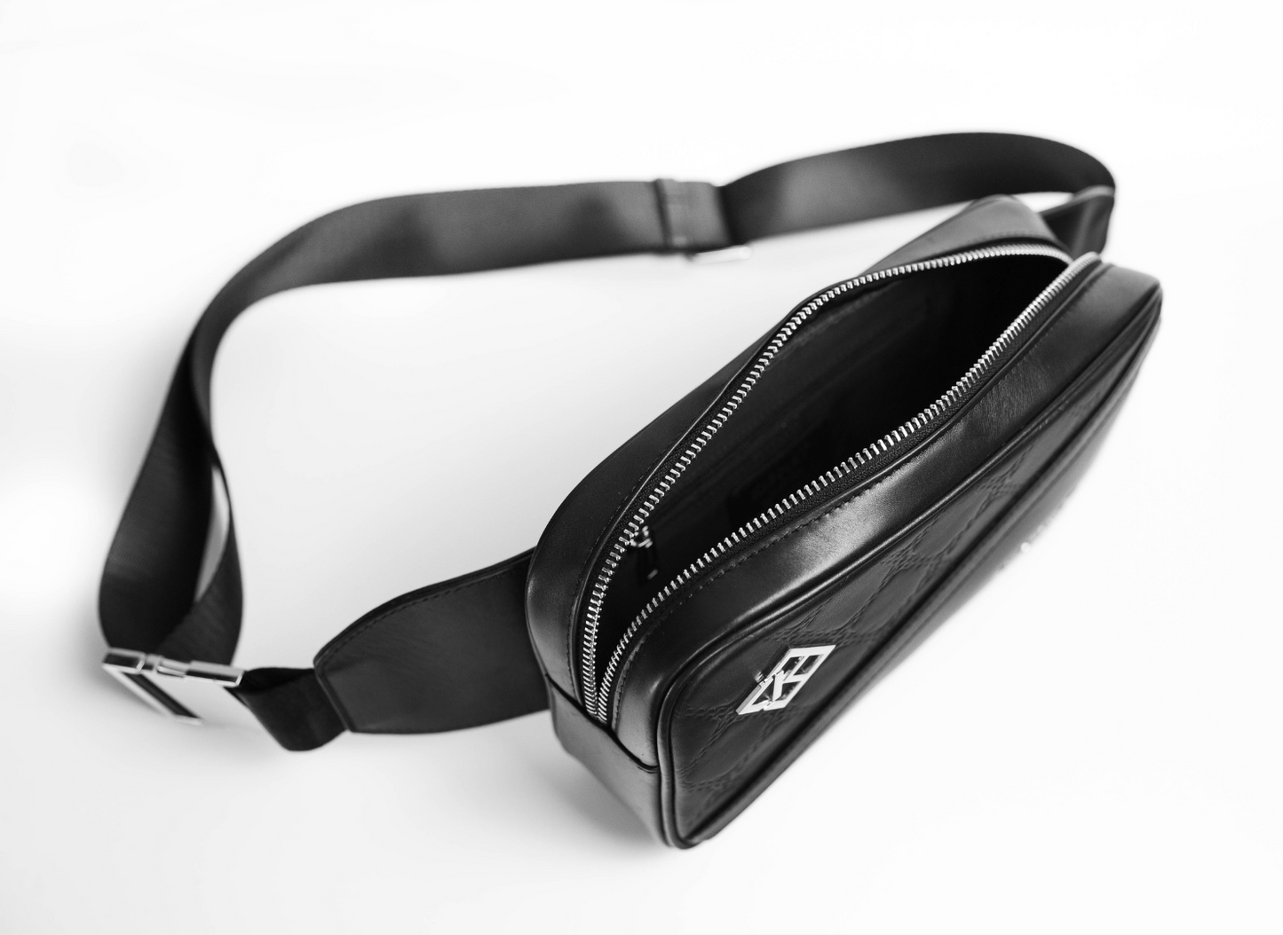 Black Leather Belt Bag | Leather Belt Bag | Kismet London