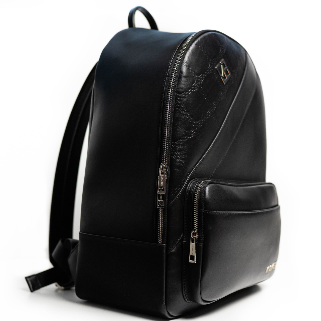 Black Leather Backpack | Leather Backpack | Kismet London
