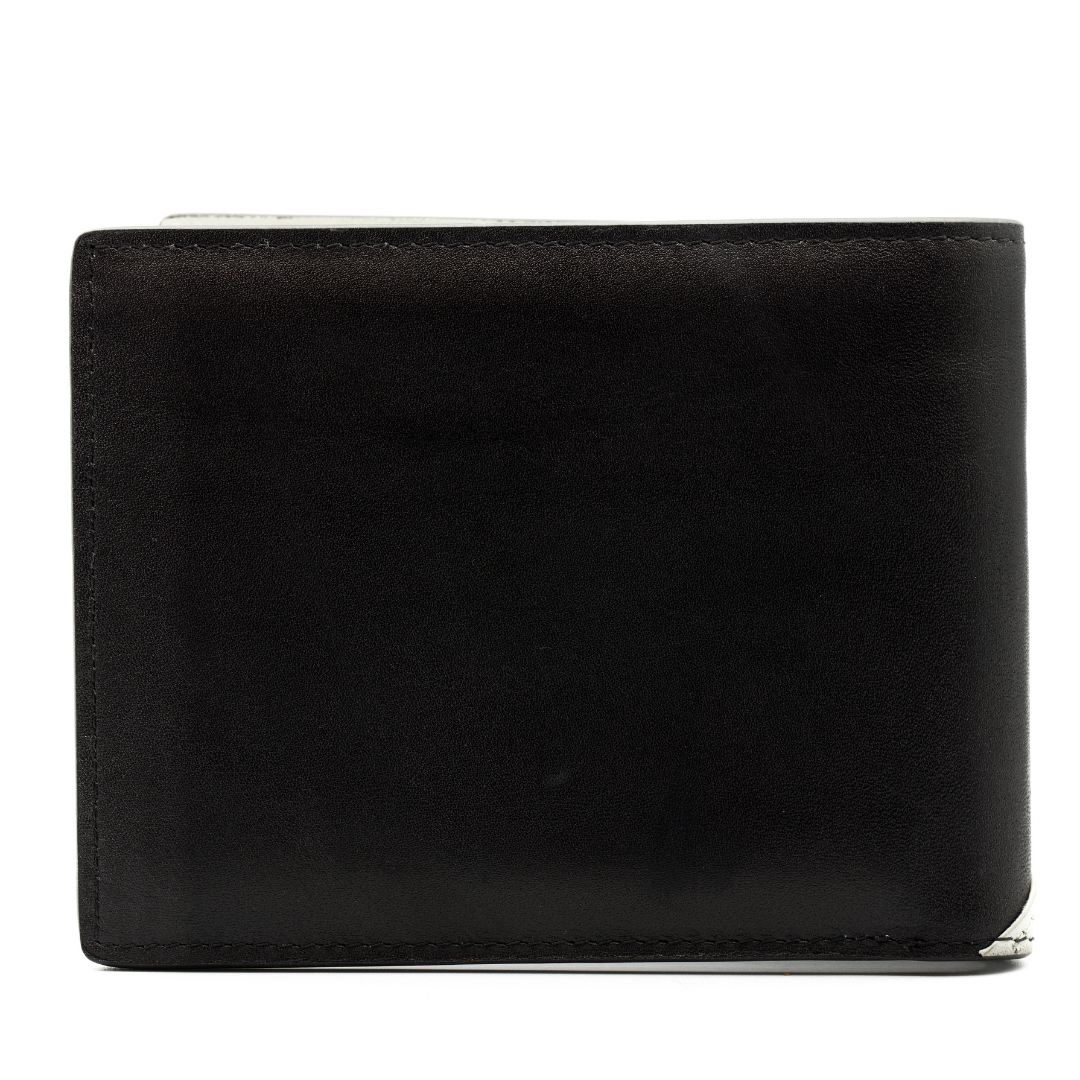 Black Card Holder Wallet | Black and Grey Wallet | Kismet London