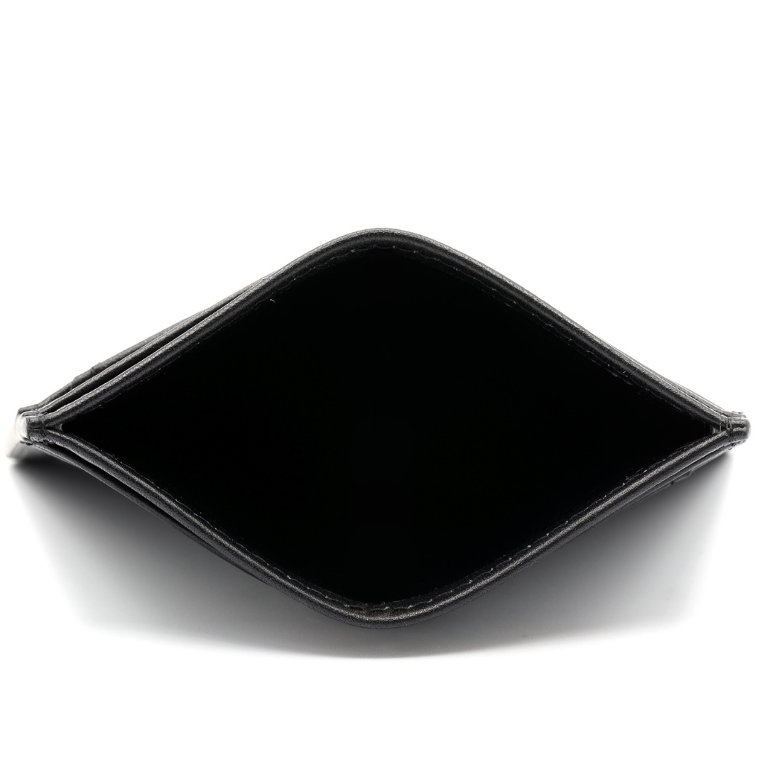 Black Leather Card Holder | Black Cardholder | Kismet London