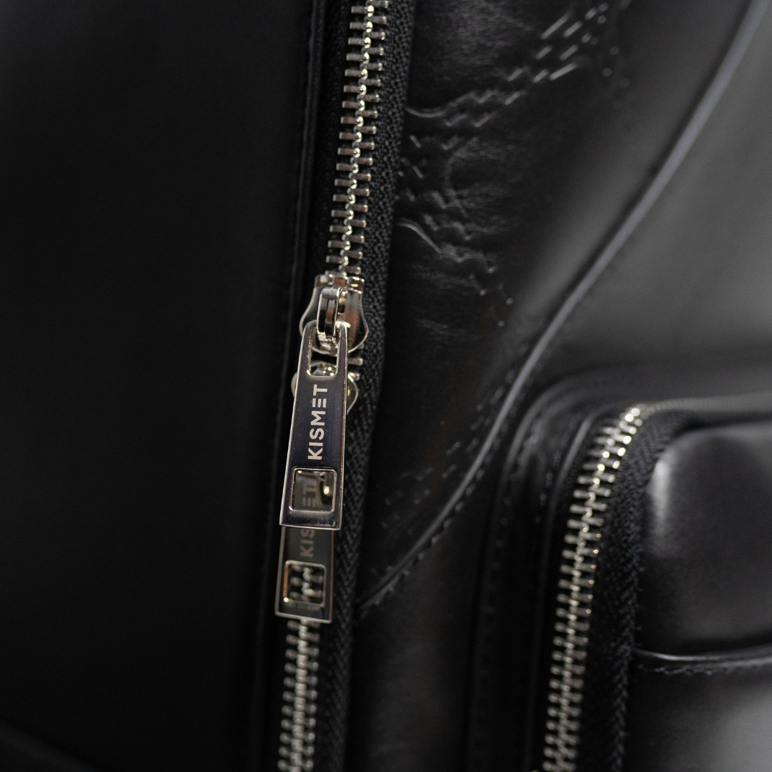 Black Leather Backpack | Leather Backpack | Kismet London