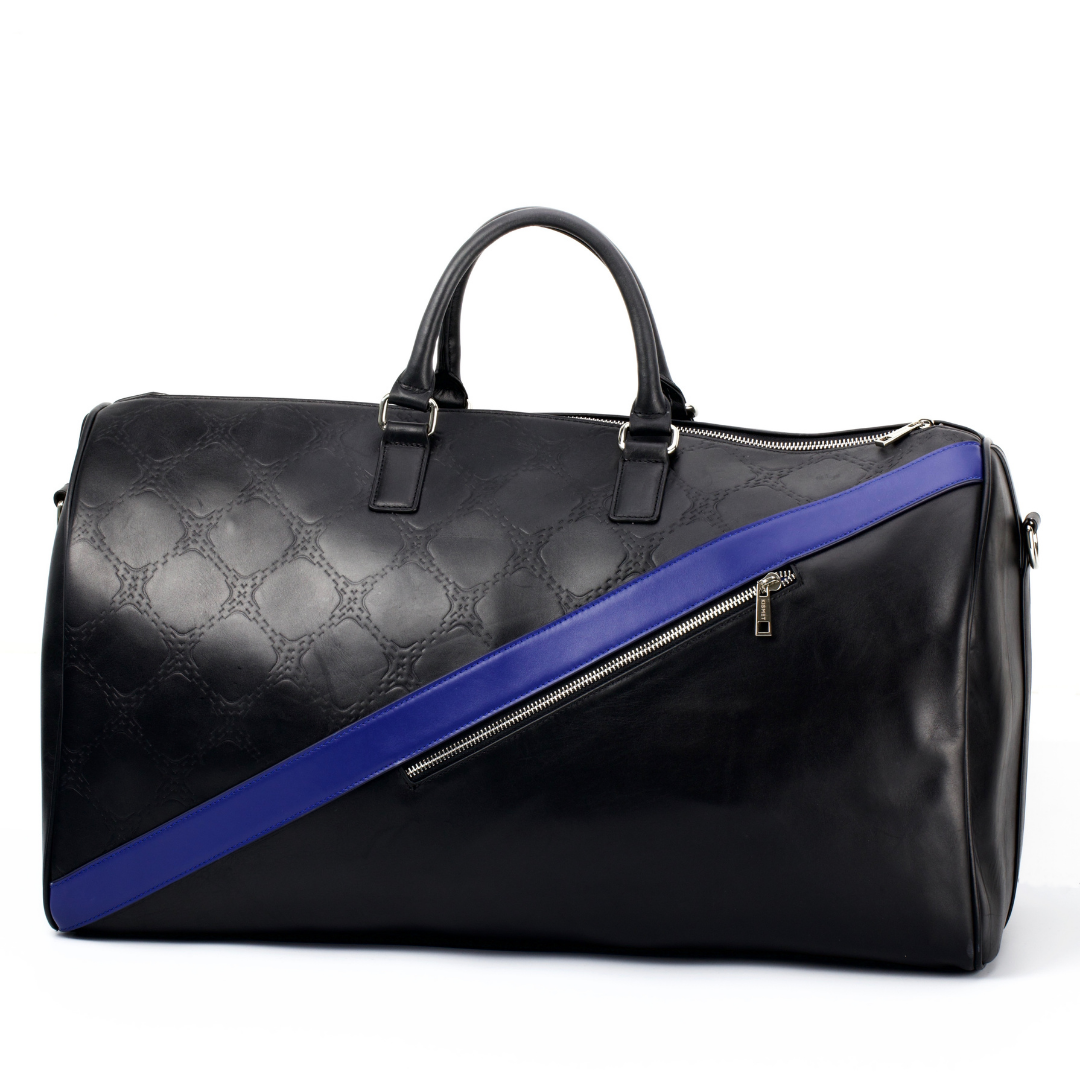 Blue Duffel Bag | Duffel Handbag | Kismet London