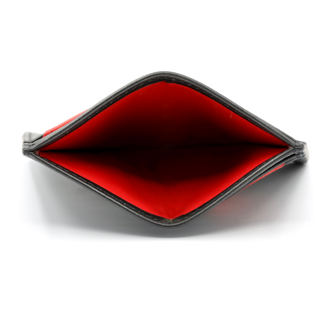 Red leather Card Holder | Red Cardholder | Kismet London