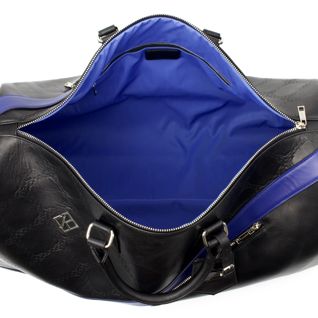 Blue Duffel Bag | Duffel Handbag | Kismet London