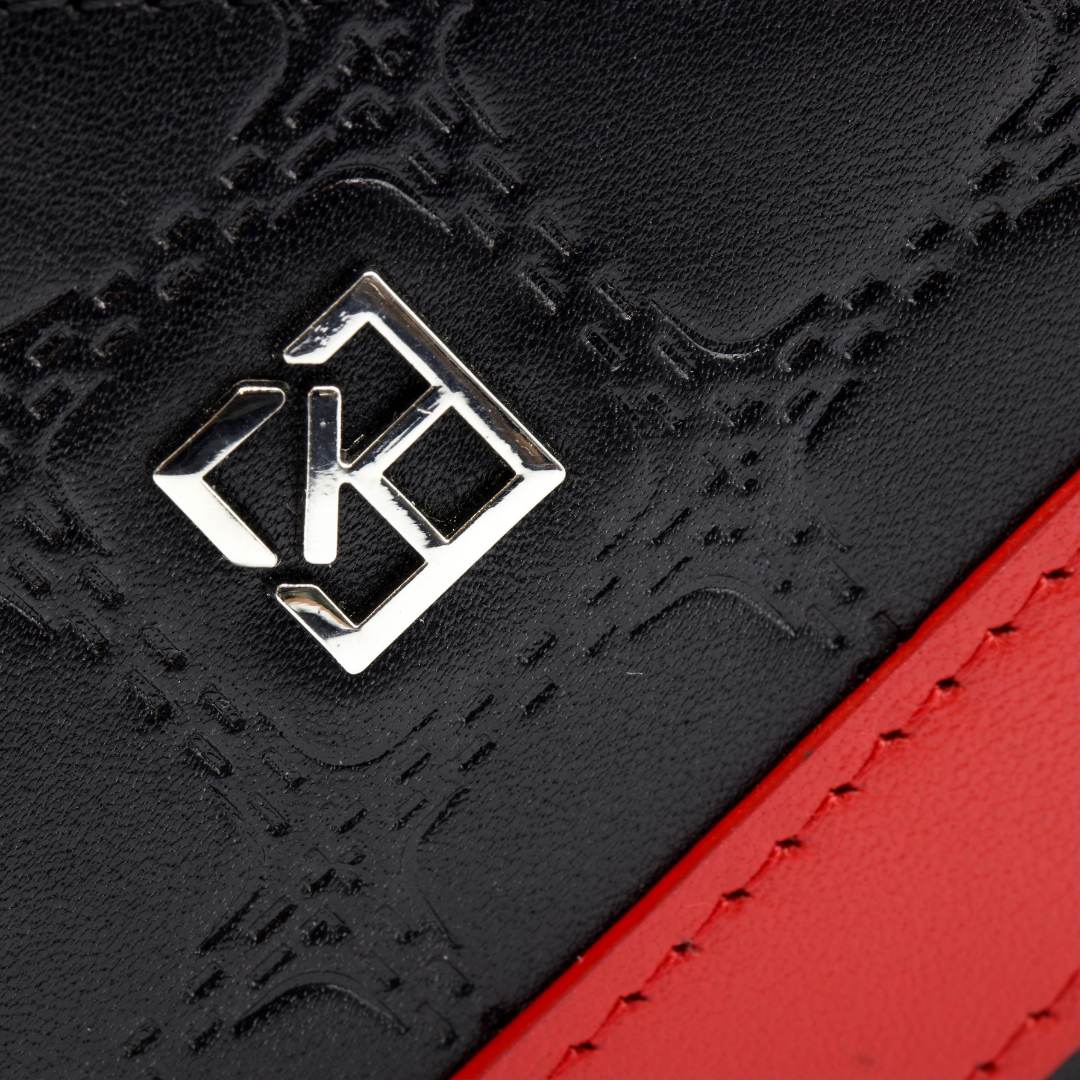 Red leather Card Holder | Red Cardholder | Kismet London