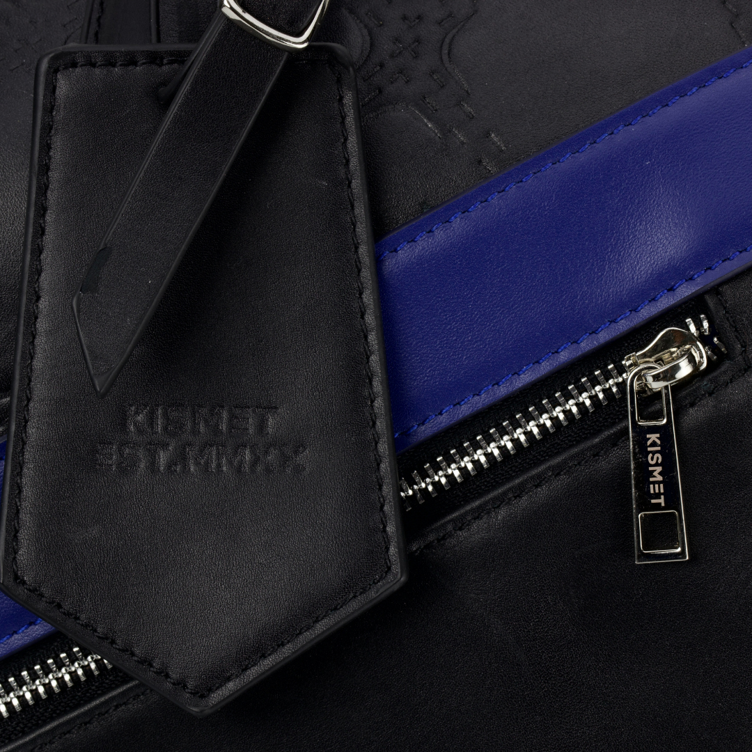 Blue Duffel Bag | Duffel Handbag | Kismet London