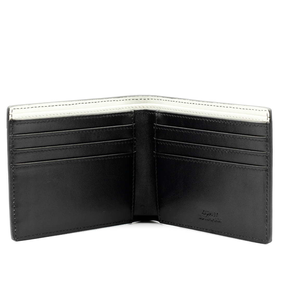 Black Card Holder Wallet | Black and Grey Wallet | Kismet London