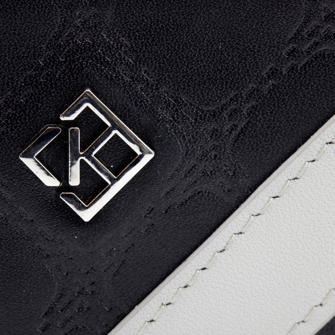 Black Card Holder Wallet | Black and Grey Wallet | Kismet London