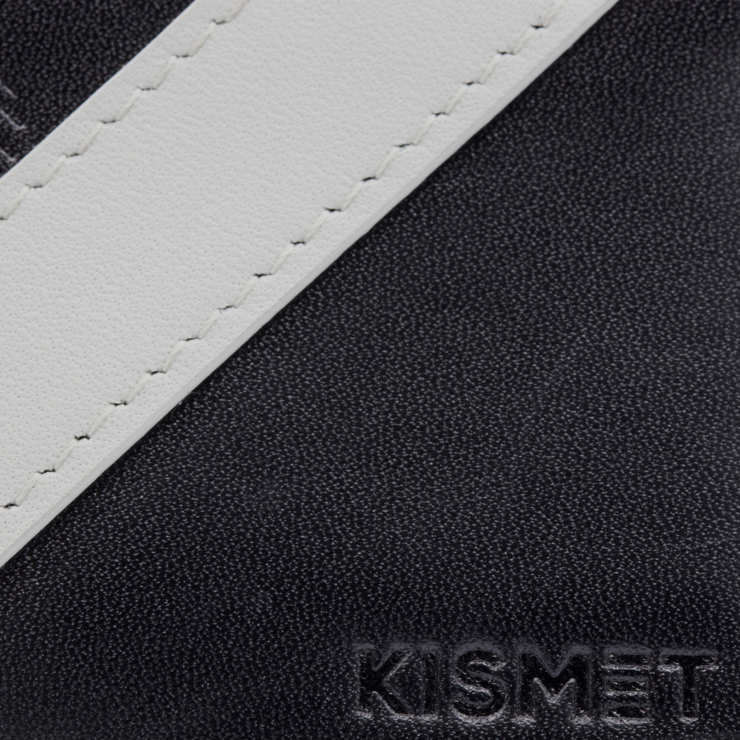 Black Card Holder Wallet | Black and Grey Wallet | Kismet London