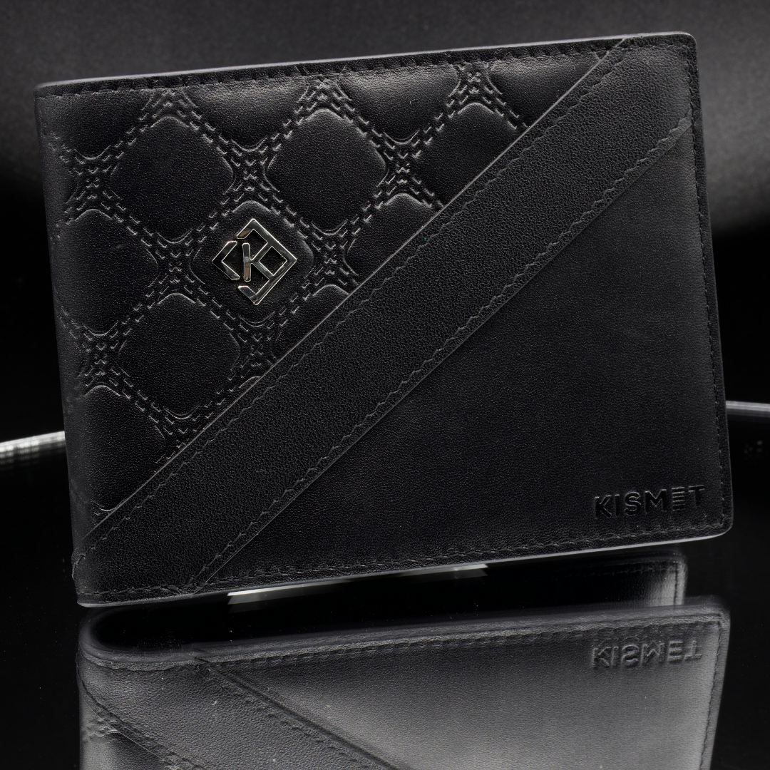 Black Leather WalletBlack Wallets Cardholders | Black Wallet | Kismet London