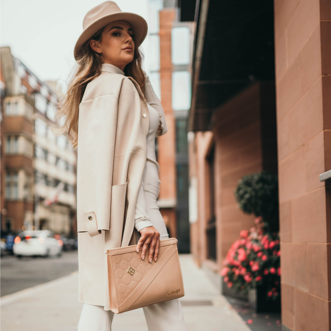 Light Pink Purse | Pink Nude Pouch | Kismet London