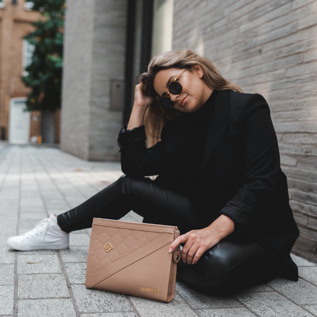 Light Pink Purse | Pink Nude Pouch | Kismet London