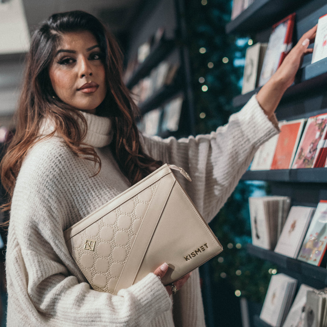 Blush Clutch Purse | Luxury Leather Handbags | Kismet London