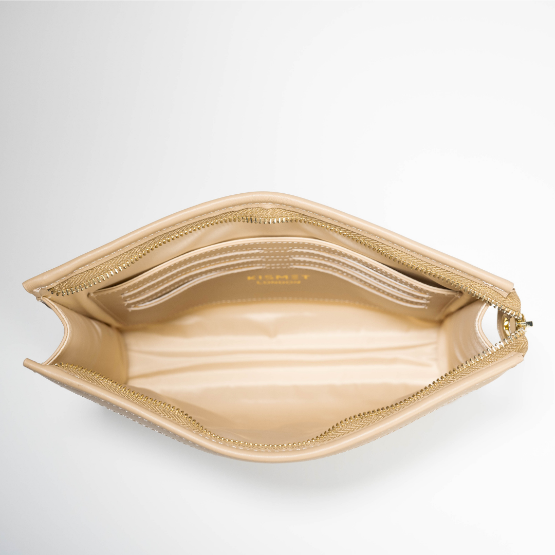 Blush Clutch Purse | Luxury Leather Handbags | Kismet London