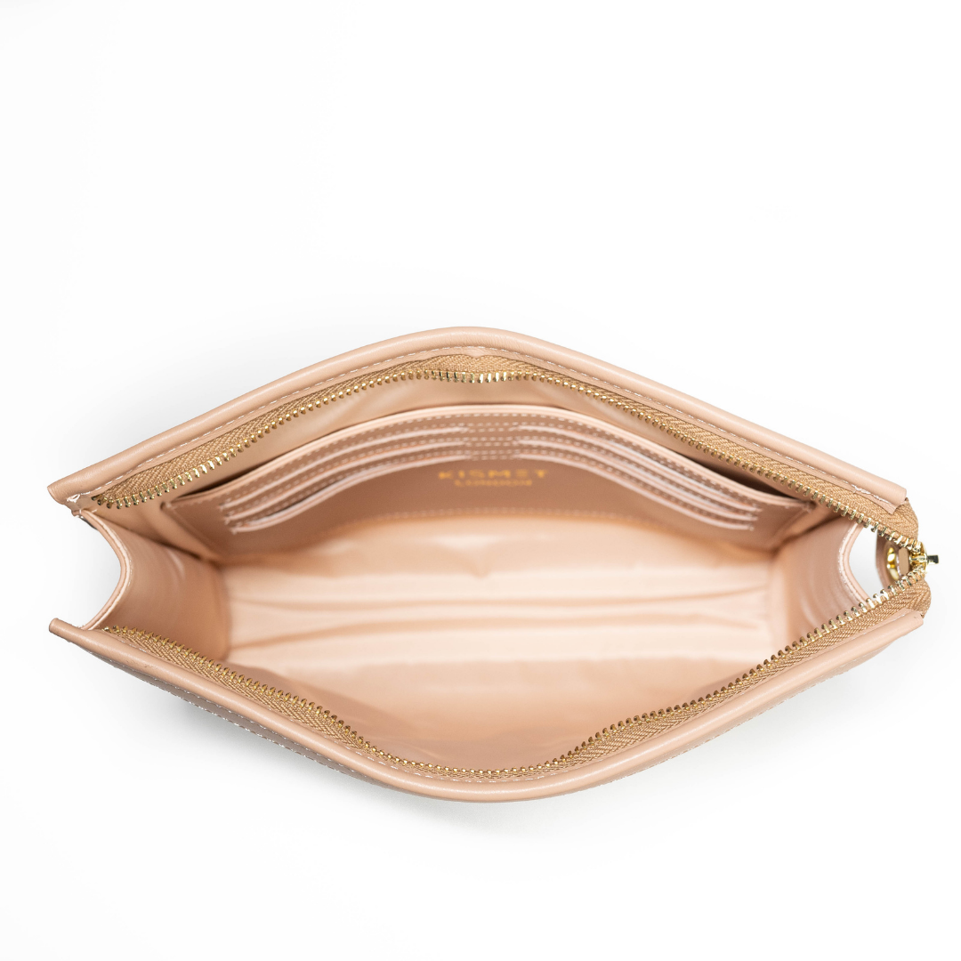 Light Pink Purse | Pink Nude Pouch | Kismet London