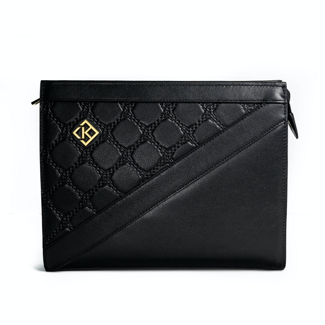 Esmé Pouch - Black/Gold
