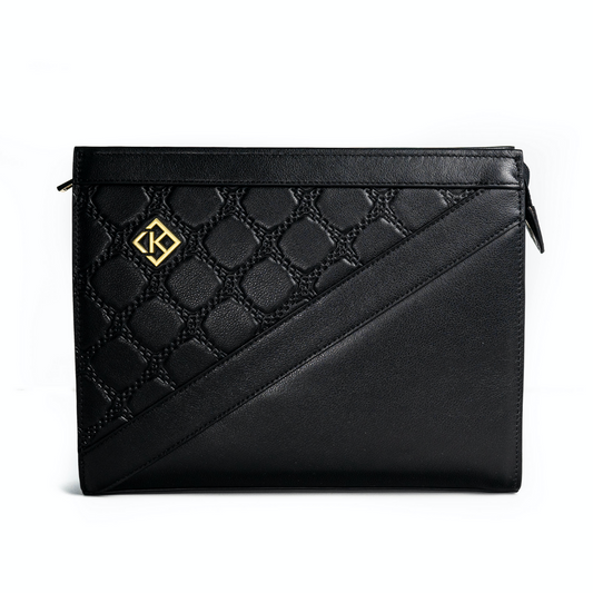Esmé Pouch - Black/Gold