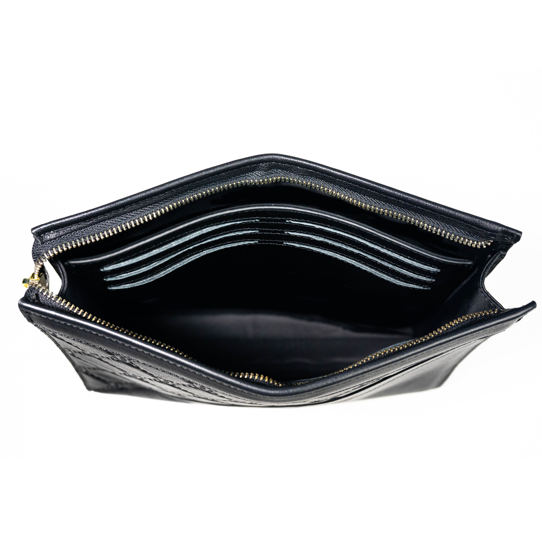Esmé Pouch - Black/Gold