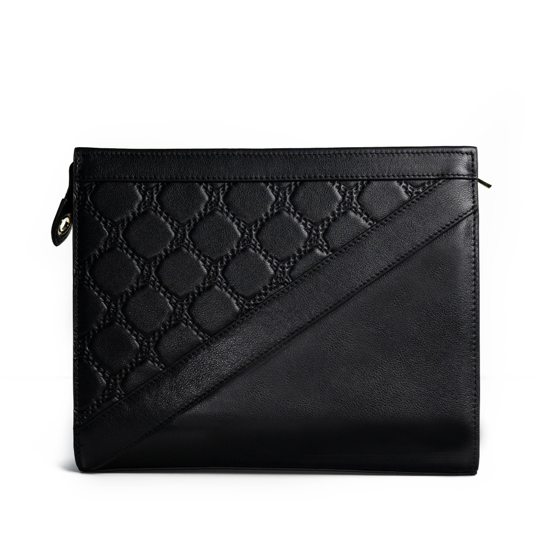 Esmé Pouch - Black/Gold
