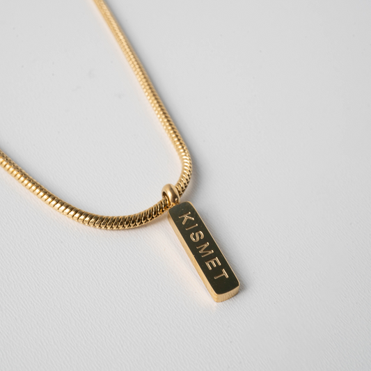 Gold Minimal Pendant Necklace