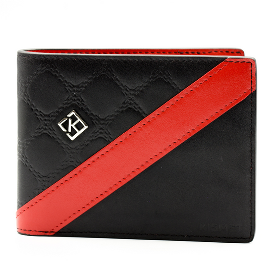 Black and Red Wallet | Card Wallets Women's | Kismet London