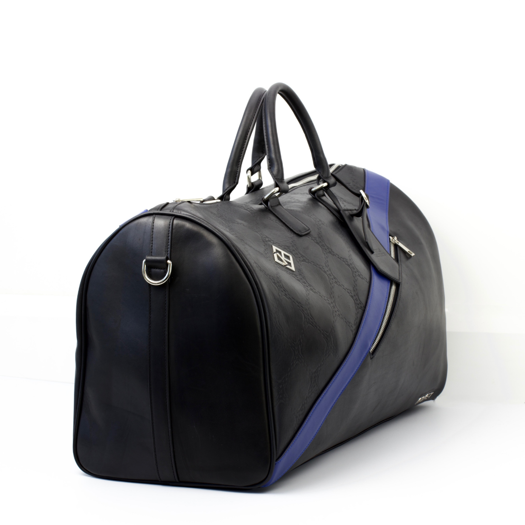 Blue Duffel Bag | Duffel Handbag | Kismet London
