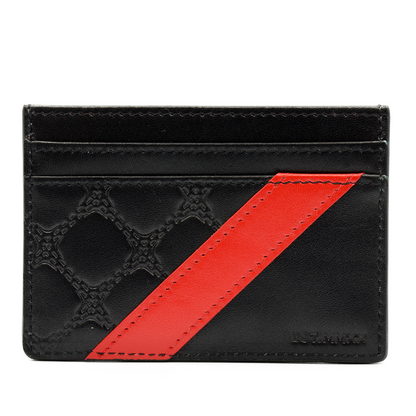 Red leather Card Holder | Red Cardholder | Kismet London