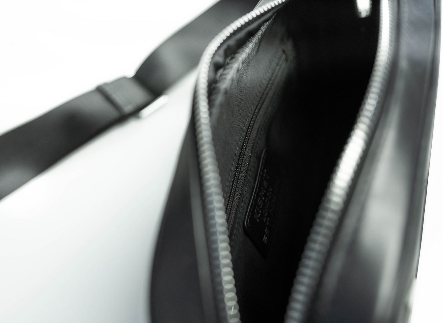 Black Leather Belt Bag | Leather Belt Bag | Kismet London