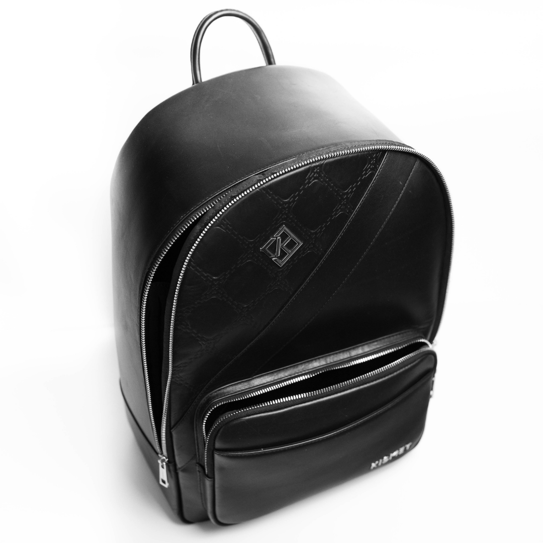 Black Leather Backpack | Leather Backpack | Kismet London