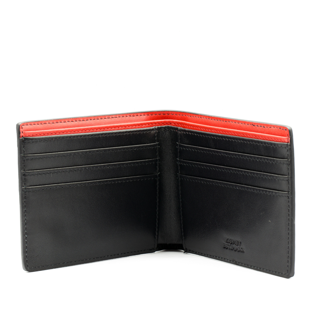 Black and Red Wallet | Card Wallets Women's | Kismet London