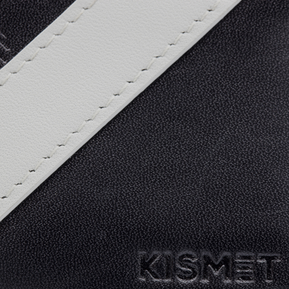 Black Card Holder Wallet | Black and Grey Wallet | Kismet London