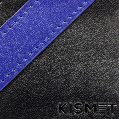 Card Wallets Women's | Black and Blue Wallet | Kismet London