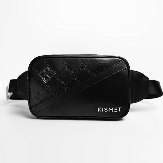 Black Leather Belt Bag | Leather Belt Bag | Kismet London
